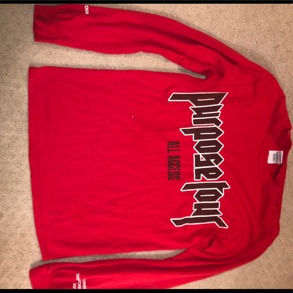 Purpose world tour t shirt